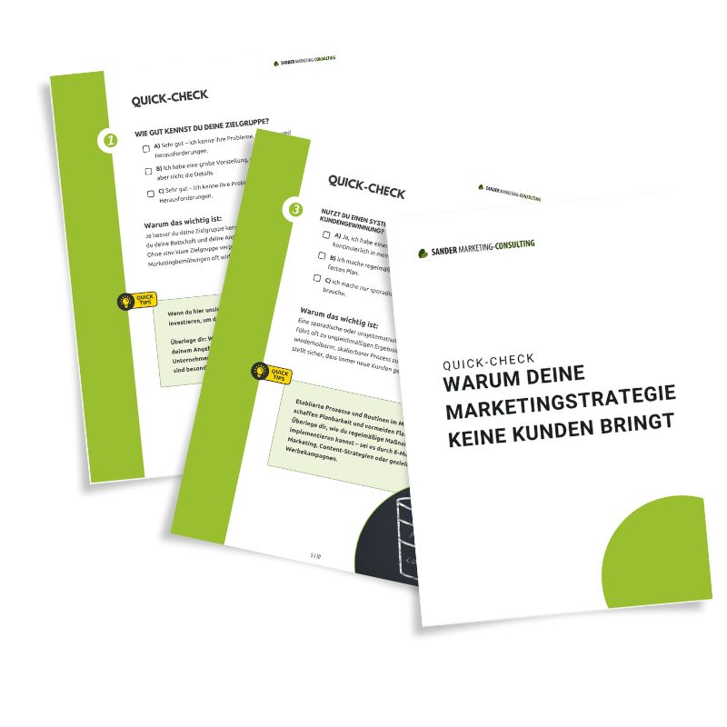 Strategie Quick-Check: In nur 5 Minuten Strategielücken identifizieren Strategie Quick-Check: In nur 5 Minuten Strategielücken identifizieren