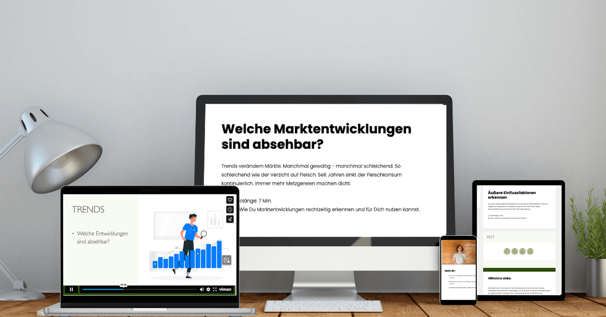 Der Onlinekurs, um Marktanalysen zu erstellen, die der Realität standhalten